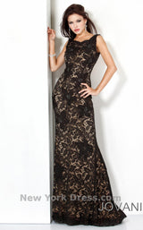 1 of 5 Jovani 71397 Black/Nude