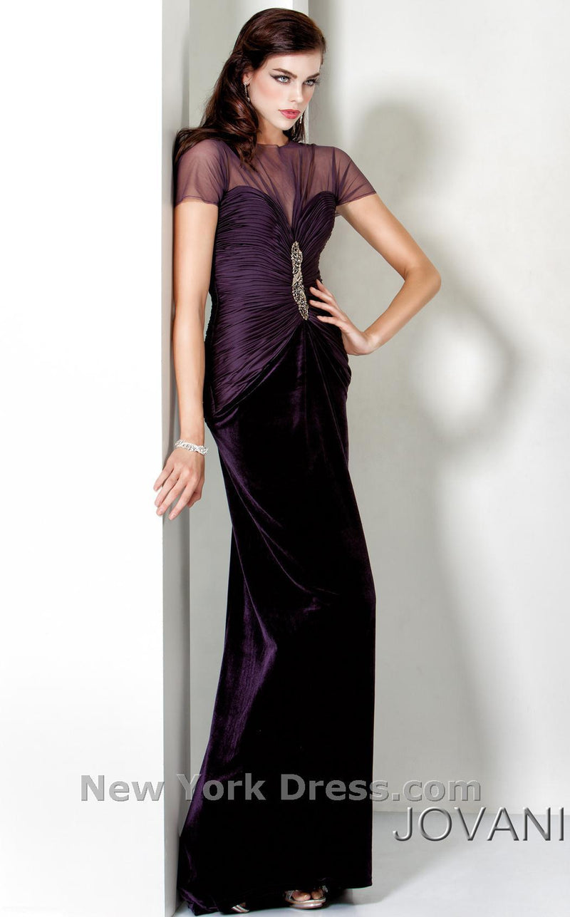 Jovani 4227 Aubergine