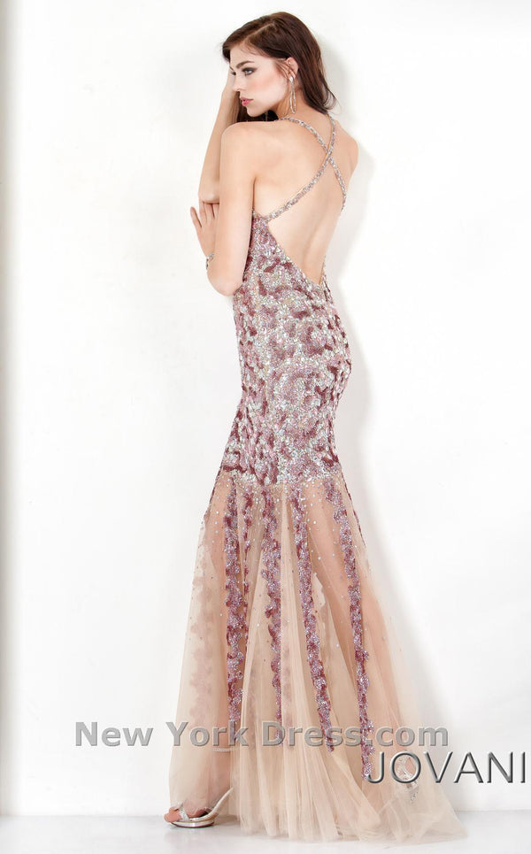 Jovani 9447 Pink/Nude