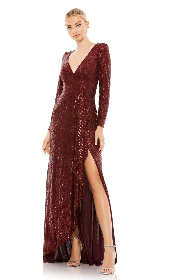 Mac Duggal 26395 Dress Wine