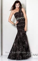 2 of 5 Jovani 5692 Black