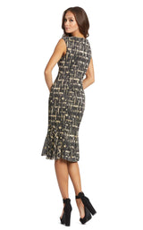 2 of 2 Mac Duggal 26426 Dress Black-Gold