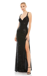 2 of 5 Mac Duggal 26443 Dress Black
