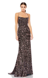 2 of 4 Mac Duggal 26444 Dress Black-Rose