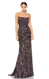 1 of 4 Mac Duggal 26444i Dress Black-Rose
