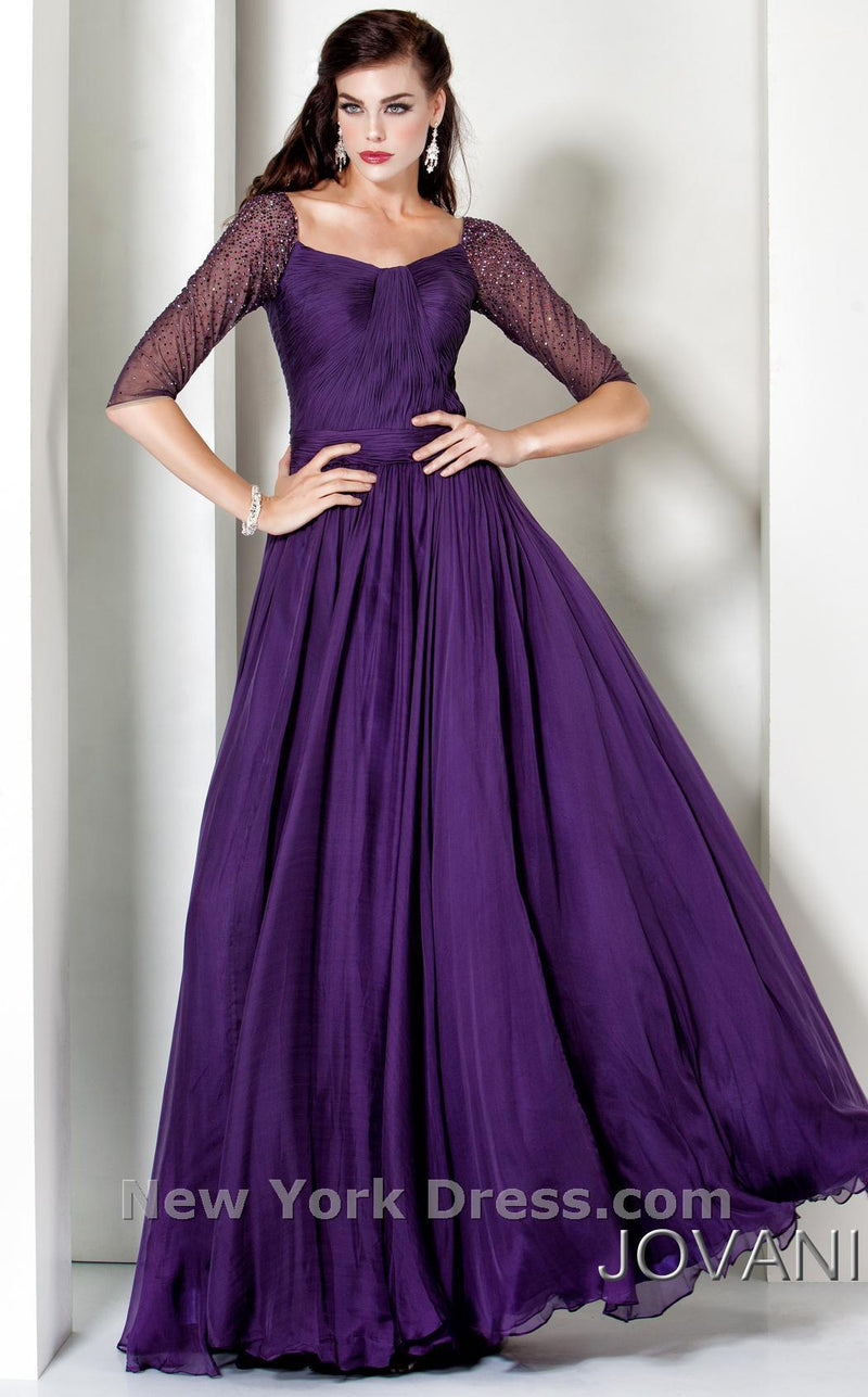 Jovani 4872 Aubergine