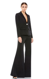 1 of 4 Mac Duggal 26455i Jumpsuit Black