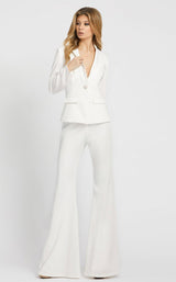 2 of 4 Mac Duggal 26455i Jumpsuit White