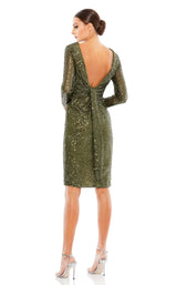 3 of 4 Mac Duggal 26467 Dress Olive