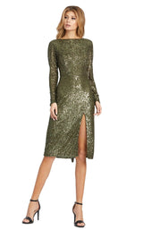 2 of 3 Mac Duggal 26467i Dress Olive