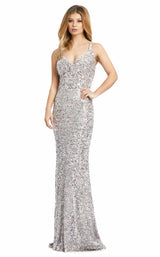 1 of 5 Mac Duggal 26469i Dress Silver