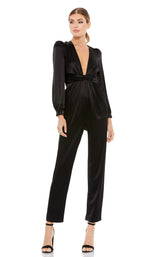 1 of 5 Mac Duggal 2647 Jumpsuit Black