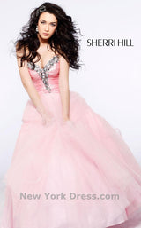 2 of 2 Sherri Hill 2930 Pink/Silver