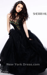 1 of 2 Sherri Hill 2930 Black Multi