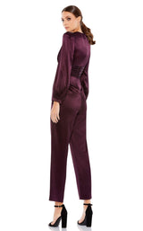 4 of 5 Mac Duggal 2647i Jumpsuit Plum