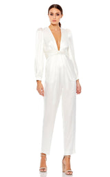 3 of 5 Mac Duggal 2647i Jumpsuit White