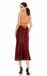 3 of 4 Mac Duggal 26480i Dress Wine