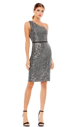 2 of 5 Mac Duggal 26497i Dress Gunmetal