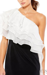 3 of 3 Mac Duggal 26501i Dress Black-White