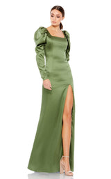 2 of 4 Mac Duggal 26520 Dress Olive