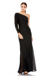 1 of 3 Mac Duggal 26522 Dress Black
