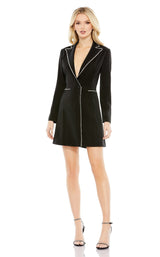 1 of 6 Mac Duggal 26528 Dress Black