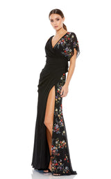 1 of 3 Mac Duggal 26530i Dress Black-Multi