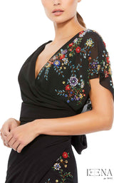 3 of 3 Mac Duggal 26530i Dress Black-Multi