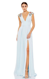 2 of 4 Mac Duggal 26540i Dress Powder-Blue