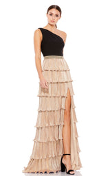 1 of 3 Mac Duggal 26541i Dress Black-Gold