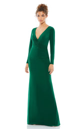 1 of 9 Mac Duggal 26573 Dress Emerald-Green