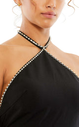 5 of 6 Mac Duggal 26580 Dress Black