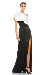 1 of 3 Mac Duggal 26599 Dress Black-White