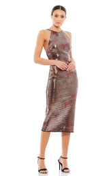 1 of 3 Mac Duggal 26627 Dress Copper