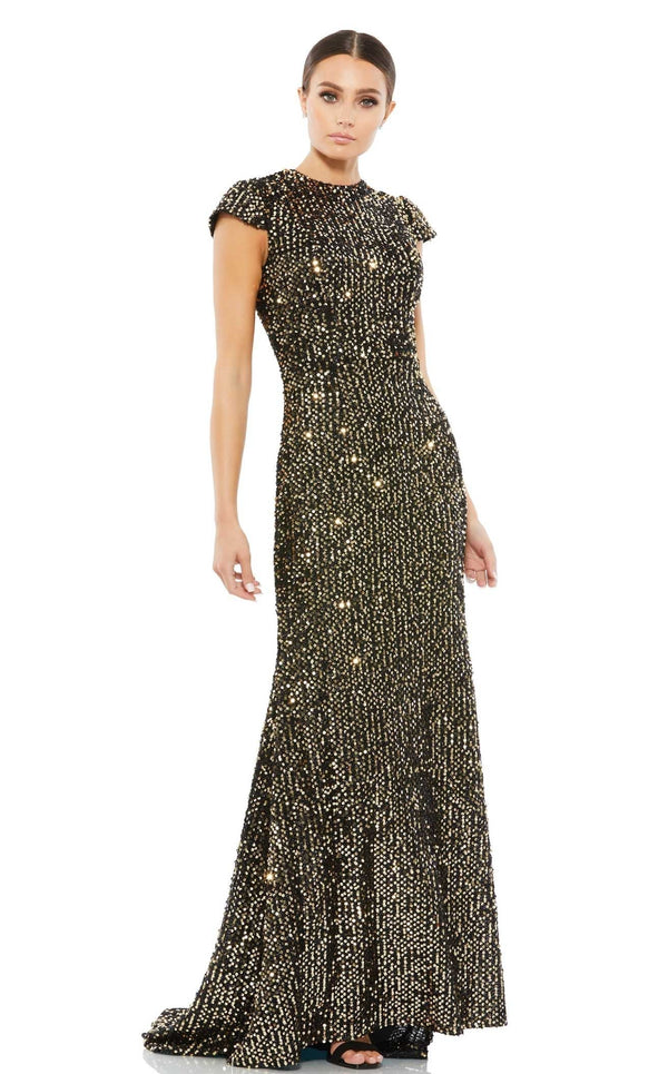 Mac Duggal 26647 Black-Gold