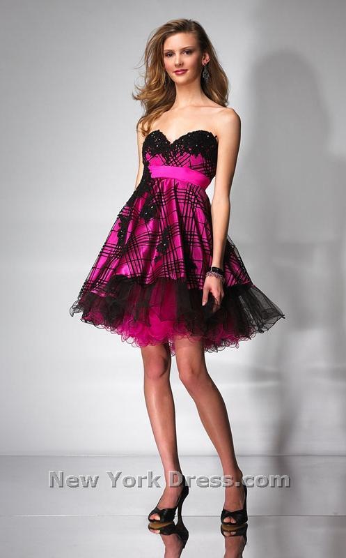 Alyce Designs 3359 Black/Hot Pink