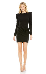 1 of 9 Mac Duggal 26704 Dress Black