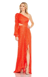 2 of 6 Mac Duggal 26730 Dress Tangerine