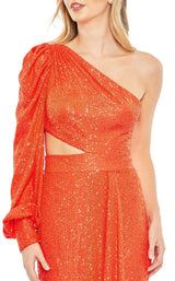 6 of 6 Mac Duggal 26730 Dress Tangerine