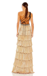 2 of 3 Mac Duggal 26742 Dress Black-Gold