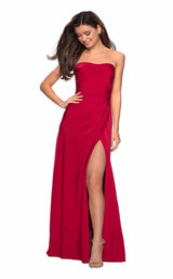 2 of 16 La Femme 26794 Deep Red