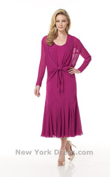 2 of 2 Mon Cheri CP21247 Fuchsia