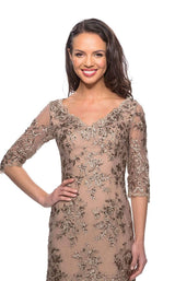 3 of 4 La Femme 26871 Gold-Nude