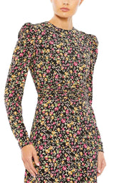 2 of 3 Mac Duggal 26916 Dress Black-Multi