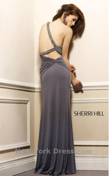 2 of 2 Sherri Hill 1603 Gray