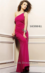 1 of 2 Sherri Hill 1603 Magenta