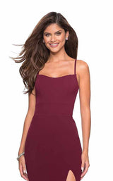 9 of 14 La Femme 26940 Burgundy