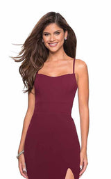 9 of 14 La Femme 26940 Burgundy