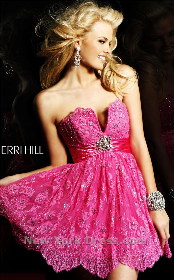 Sherri Hill 2954 Fuchsia