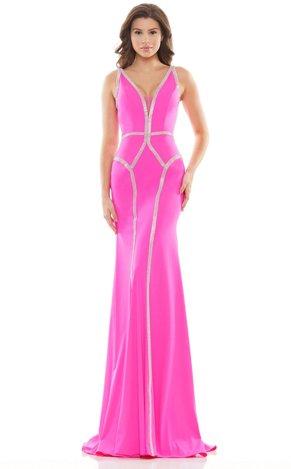 Colors Dress 2696 Dress Hot-pink